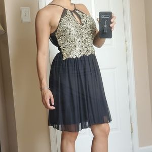 Sequin hearts dress